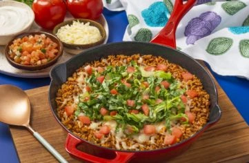 Weeknight Win: One-Pan Cheesy Hamburger Rice Casserole